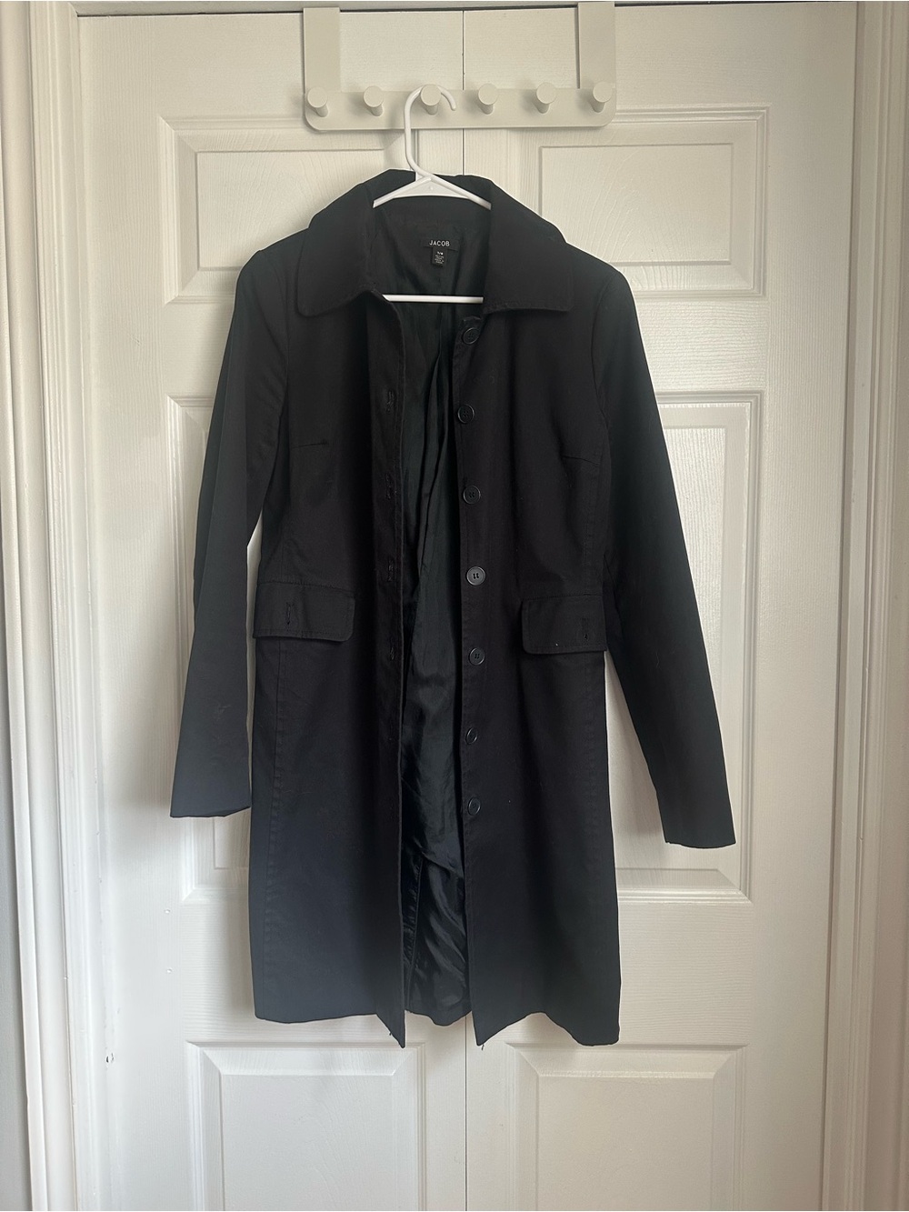 Classic Black Women's Trench Coat